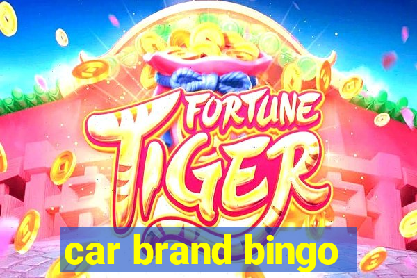 car brand bingo